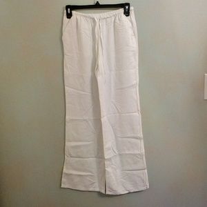 White long flowy pants XXS